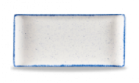 Stonecast Hints Indigo Blue Rectangular Buffet Tray